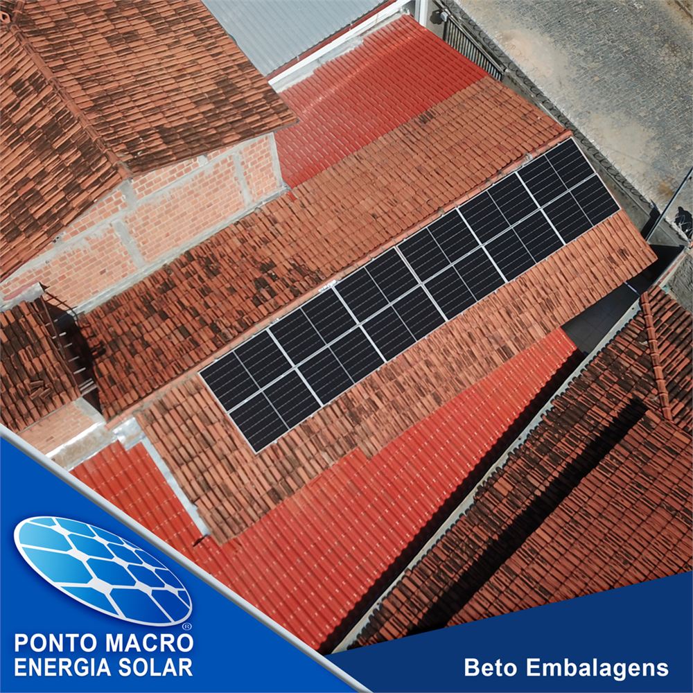 Projeto de energia solar: Beto Embalagens