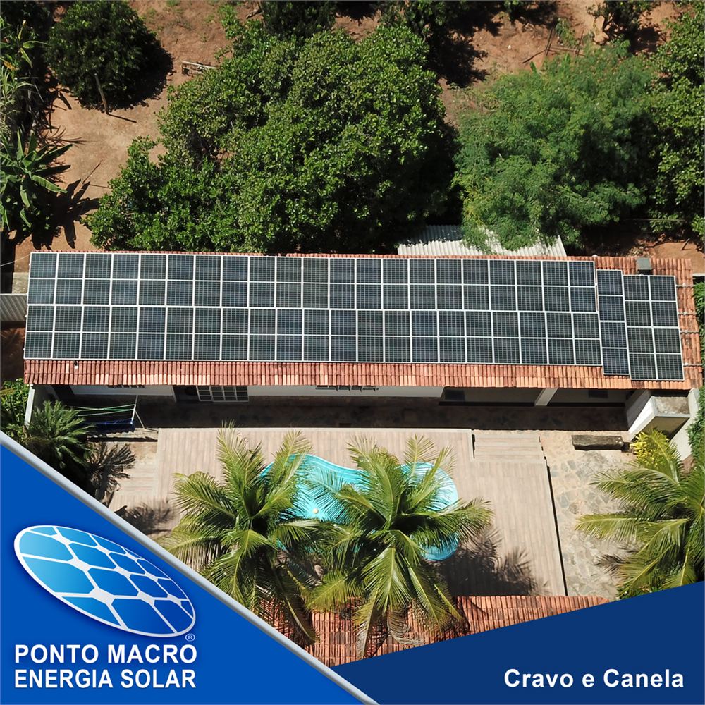 Projeto de energia solar: Cravo & Canela