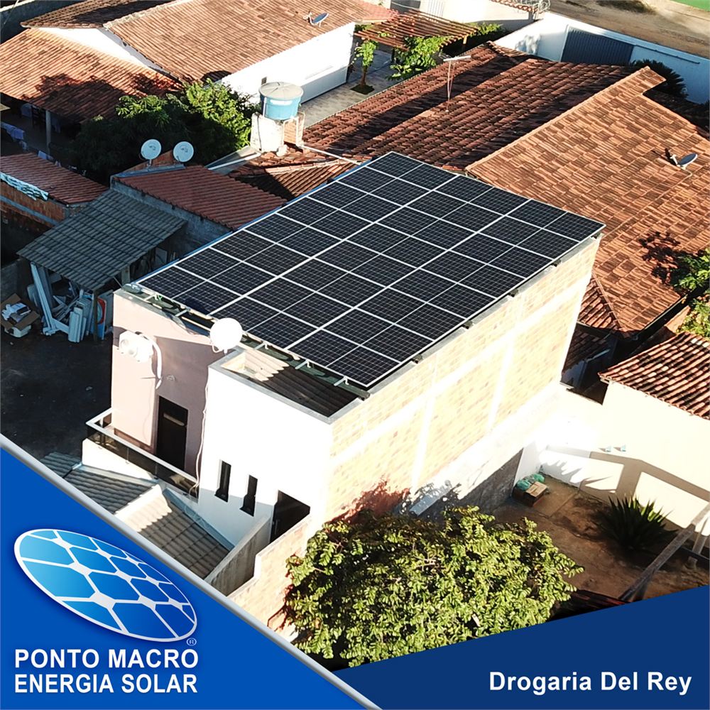 Projeto de energia solar: Drogaria Del Rey