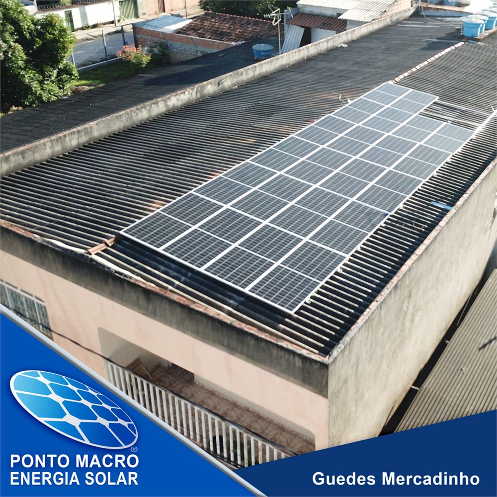 Projeto de energia solar: Guedes Mercadinho