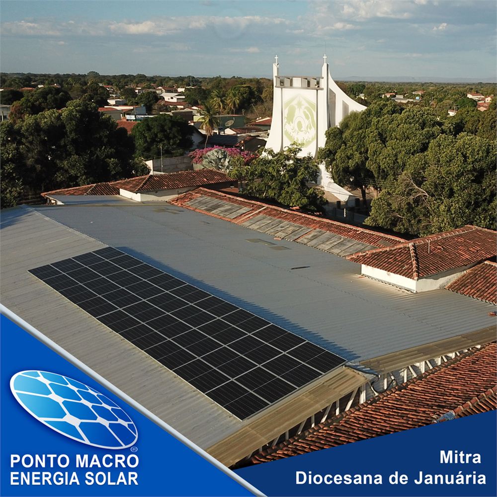 Projeto de energia solar: Mitra Diocesana de Januária
