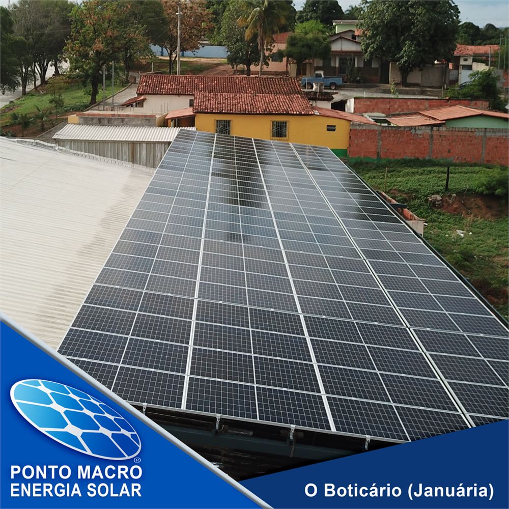 Projeto de energia solar: O Boticário
