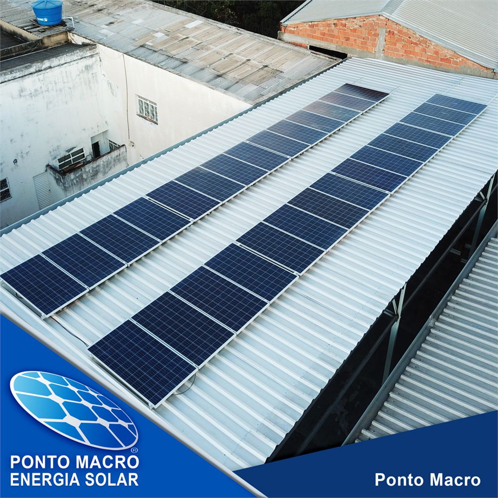 Sistema fotovoltaico da Ponto Macro