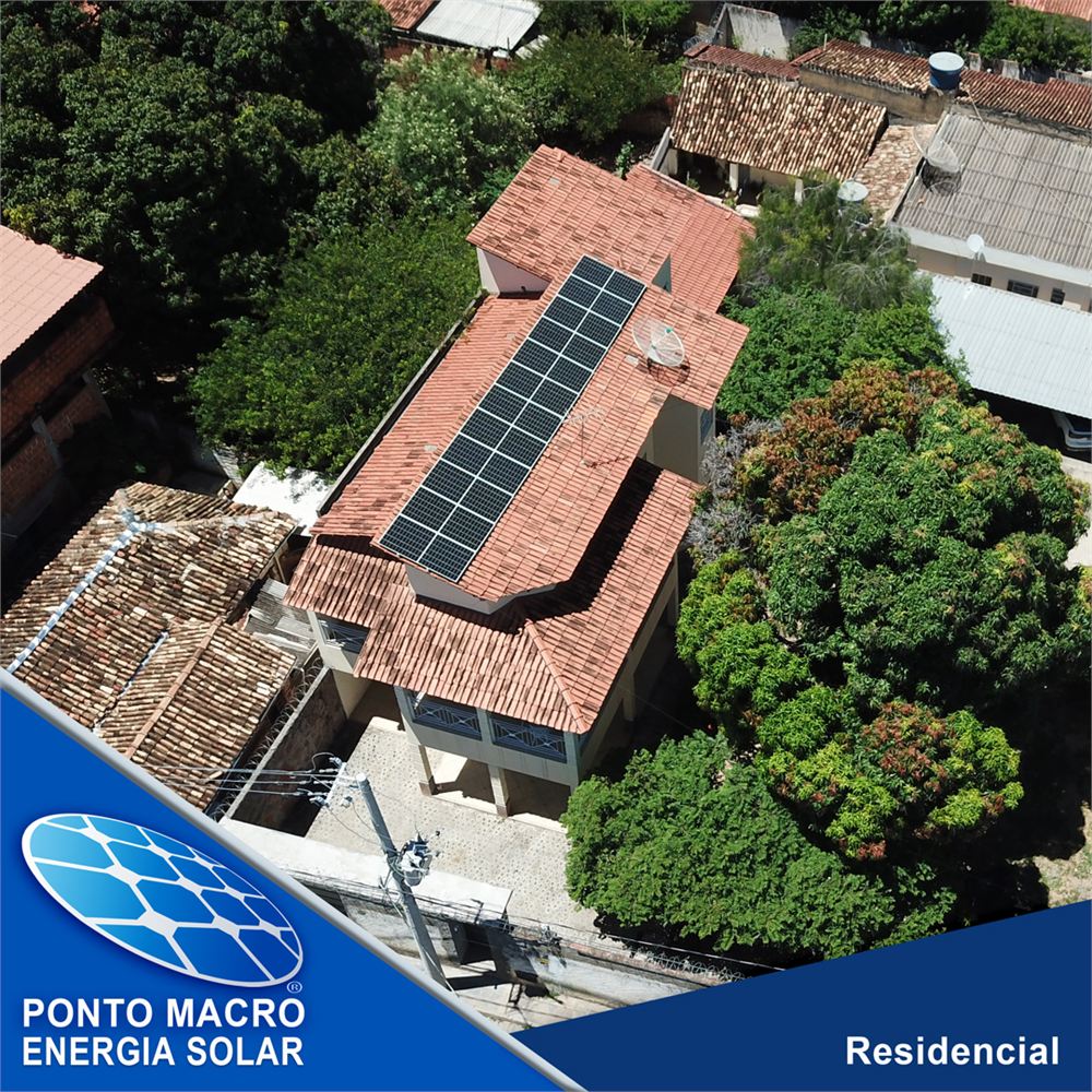 Projeto de energia solar: Residencial Hegberto