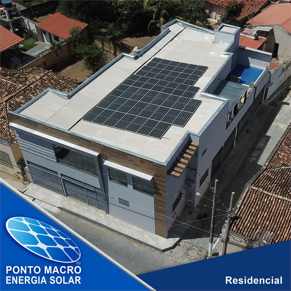 Projeto de energia solar: Residencial Paulo Lima