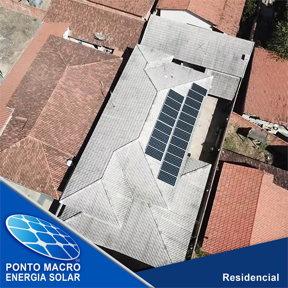 Projeto de energia solar: Residencial Roberto Comini