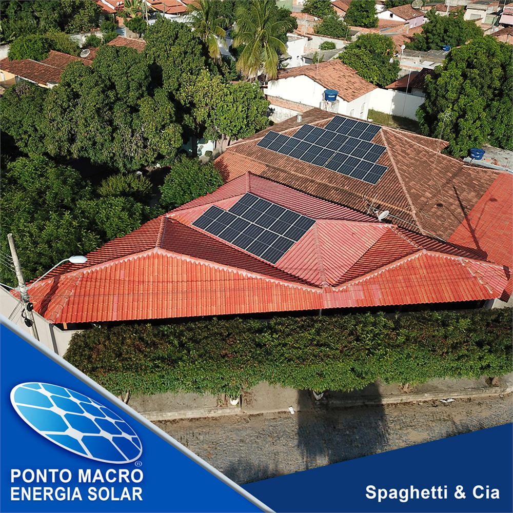 Projeto de energia solar: Spaghetti & Cia