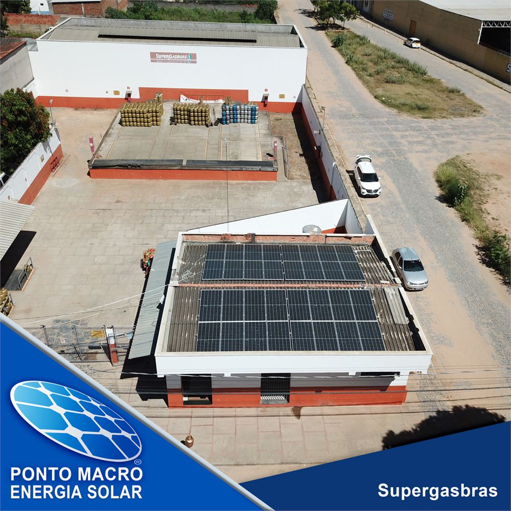 Projeto de energia solar: Supergasbras