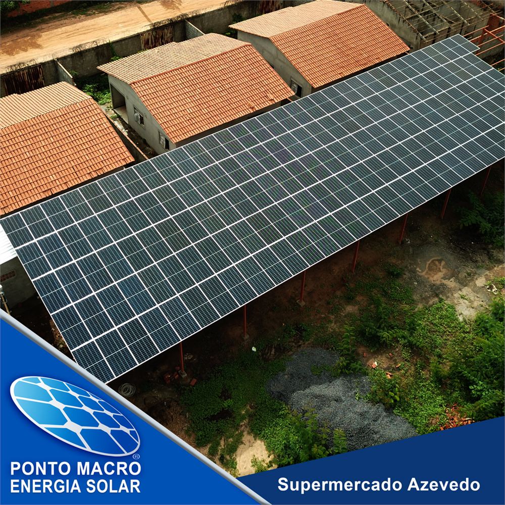 Projeto de energia solar: Supermercado Azevedo