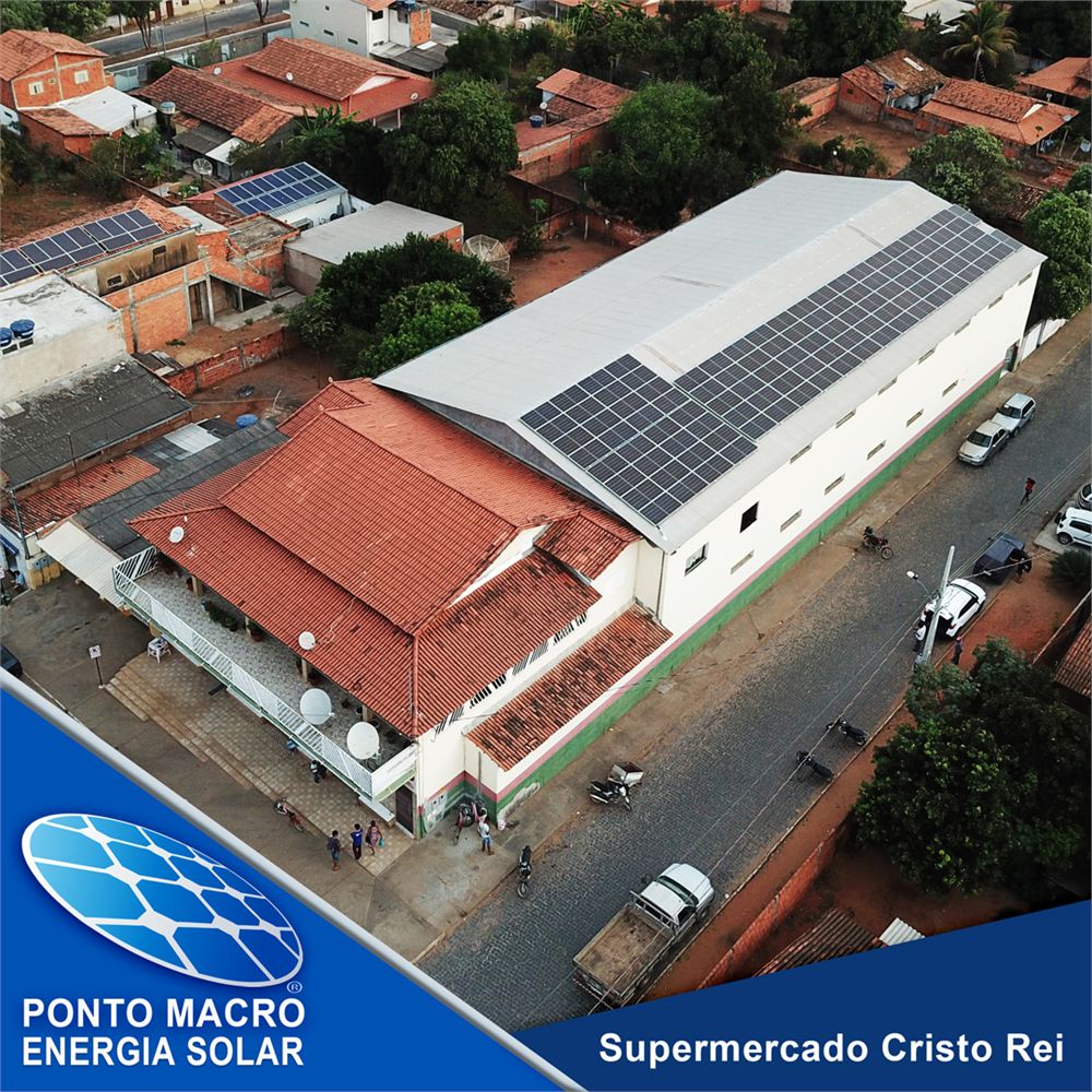 Projeto de energia solar: Supermercado Cristo Rei