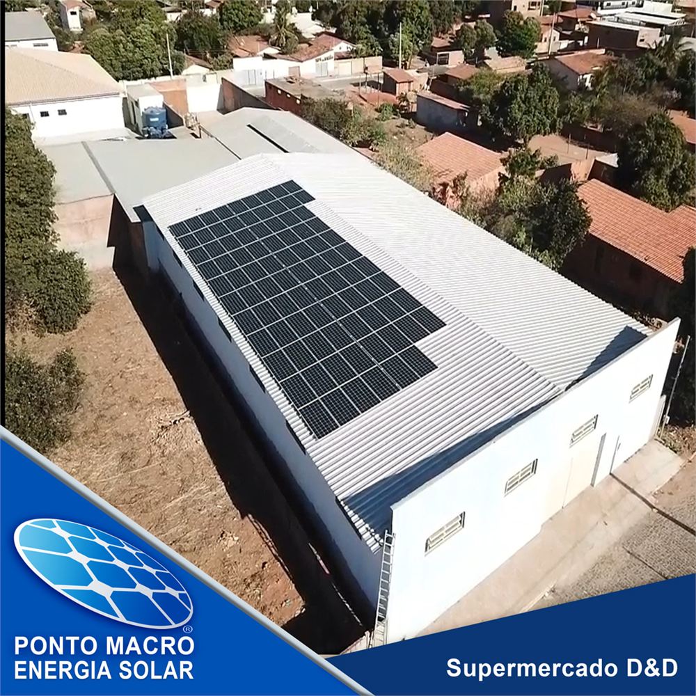 Projeto de energia solar: Supermercado D&D
